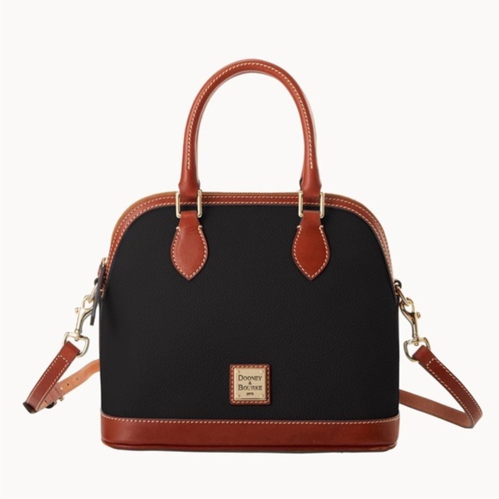 Dooney  Bourke Pebbled Leather Satchel